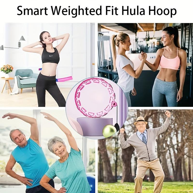 Sports Pilates Hula Hoops, Multi-section Waist Training Equipment for Men Women Gym Outdoor Fitness Weight Loss