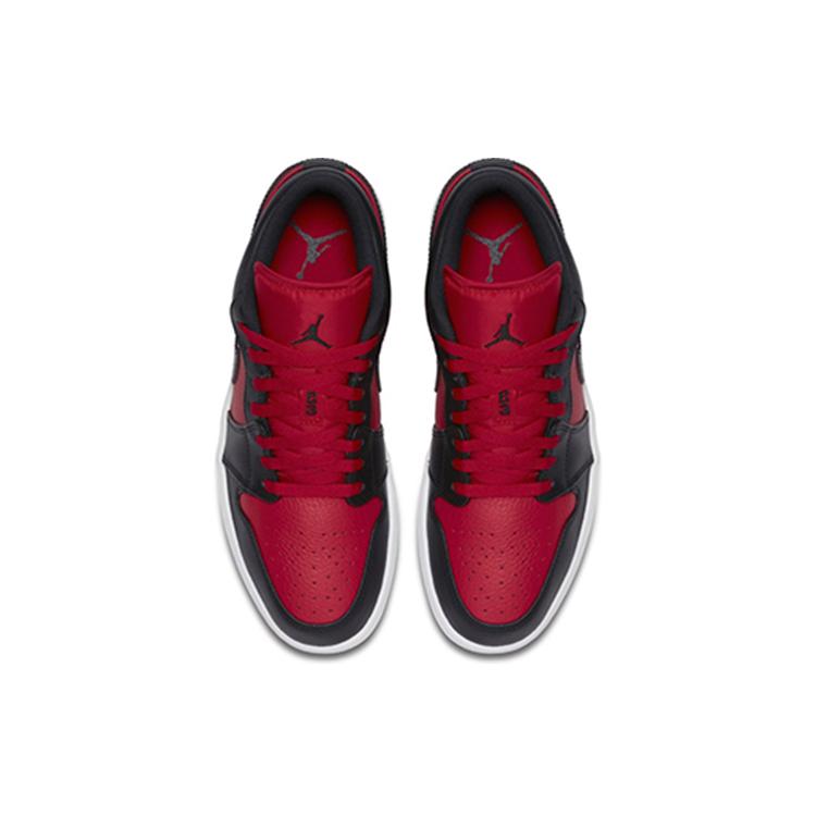 Jordan 1 Низкий Черный Gym Red 553558-610