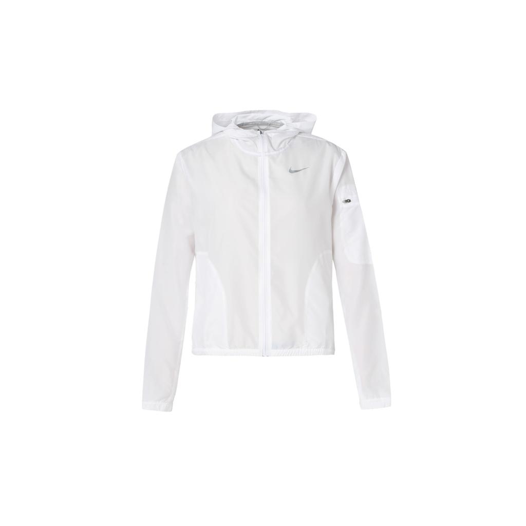 Nike Hooded Logo Windbreaker Jacket Women Jackets White DQ1062-100