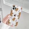 Рождественский коврик для мыши для iPhone 16 15 14 13 12 Mini 11 Pro XS Max X XR SE 6 7 8 Plus Мягкая силиконовая крышка