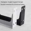 2 Piece Set Durable Metal Metal Brackets Heavy Duty Load-Bearing Supports  Industrial Use