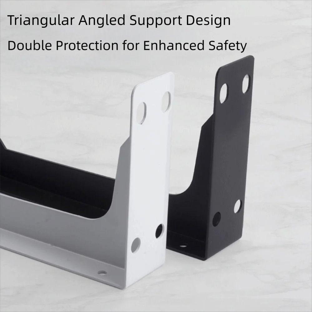 2 Piece Set Durable Metal Metal Brackets Heavy Duty Load-Bearing Supports  Industrial Use
