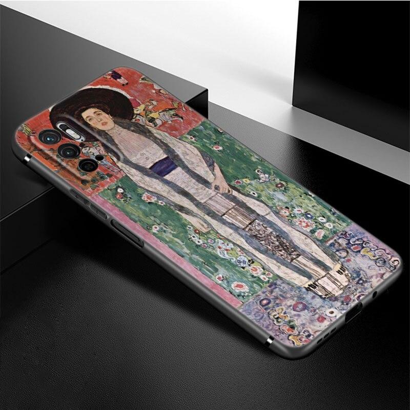 Чехол для телефона «Густав Климт Kiss Art» для Xiaomi Redmi Note 11 10 9 8 Pro 11T 5G 10T 10S 9S 9T 9i 9C 9A 8T, мягкий черный чехол из ТПУ