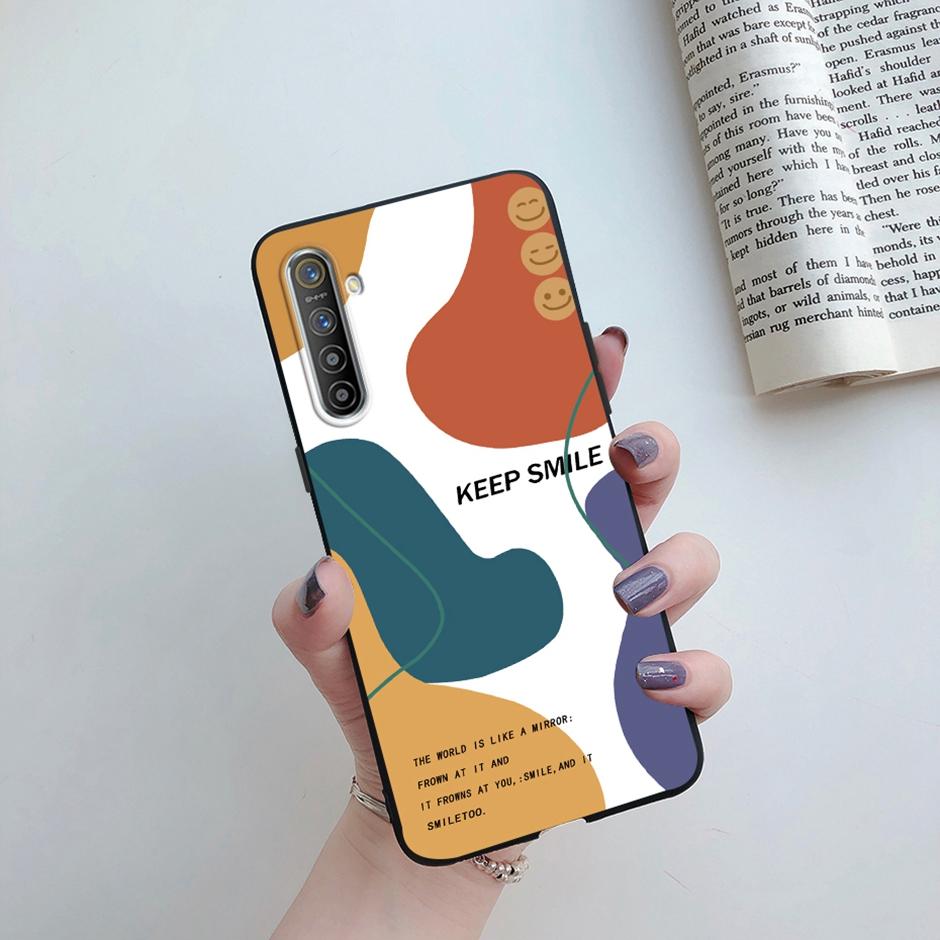 Чехол для Realme XT RMX1921 Coque Улыбка Мягкий силиконовый чехол для телефона для OPPO Realme X2 RealmeXT RealmeX2 Чехлы RMX1992 Оболочка Funda