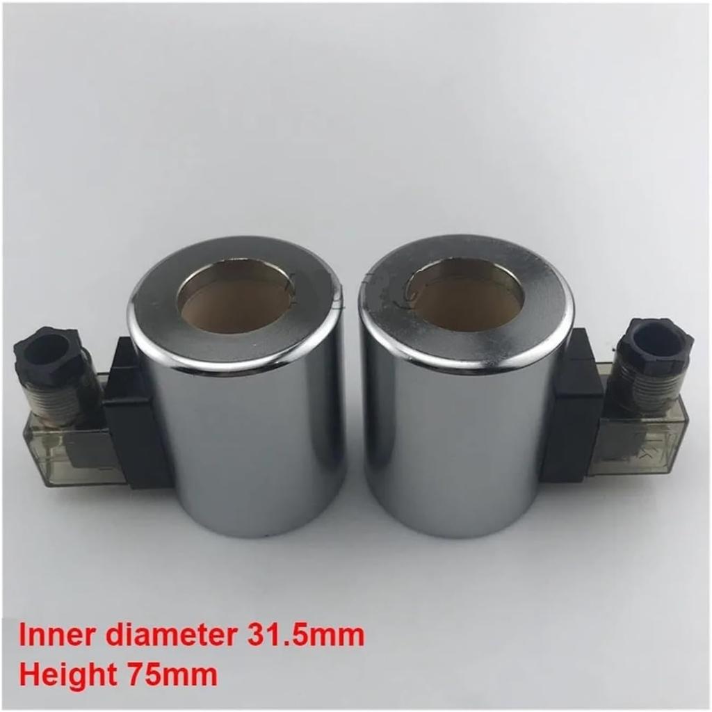 Катушка электромагнита гидравлического клапана соленоида Внутренний диаметр 31 мм Высота 75 мм DC24V AC220V(Катушка и золотник 24 В постоянного тока)