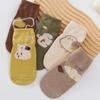 Детские нескользящие носки для девочек и мальчиков, милые хлопковые носки для новорожденных, теплые носки для малышей, осень-зима