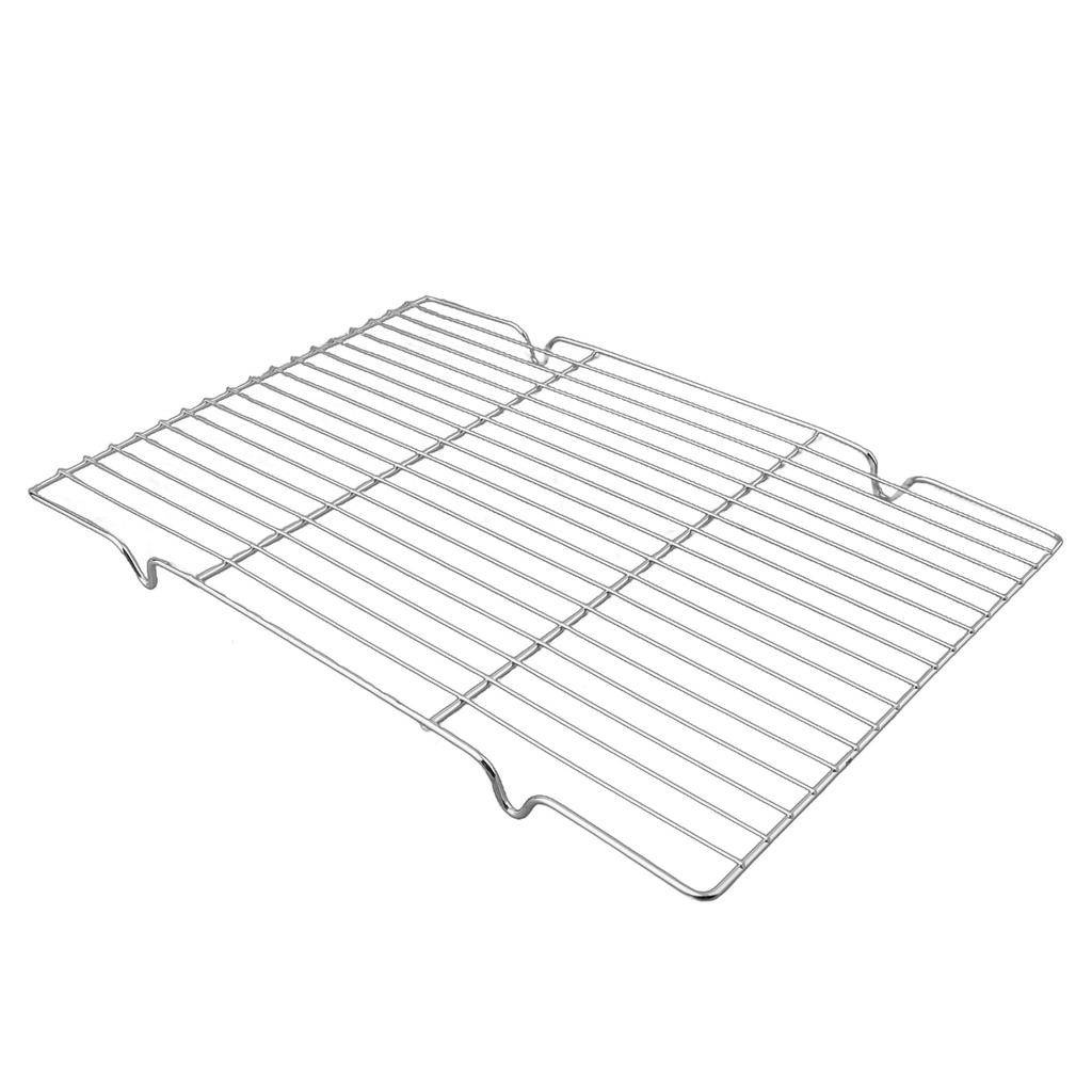 1PC Grill Mesh Net Stainless Steel Mat Net Grid Shape Rectangle Grill Grilling Mesh Net Barbecue Net Barbecue Stove Part
