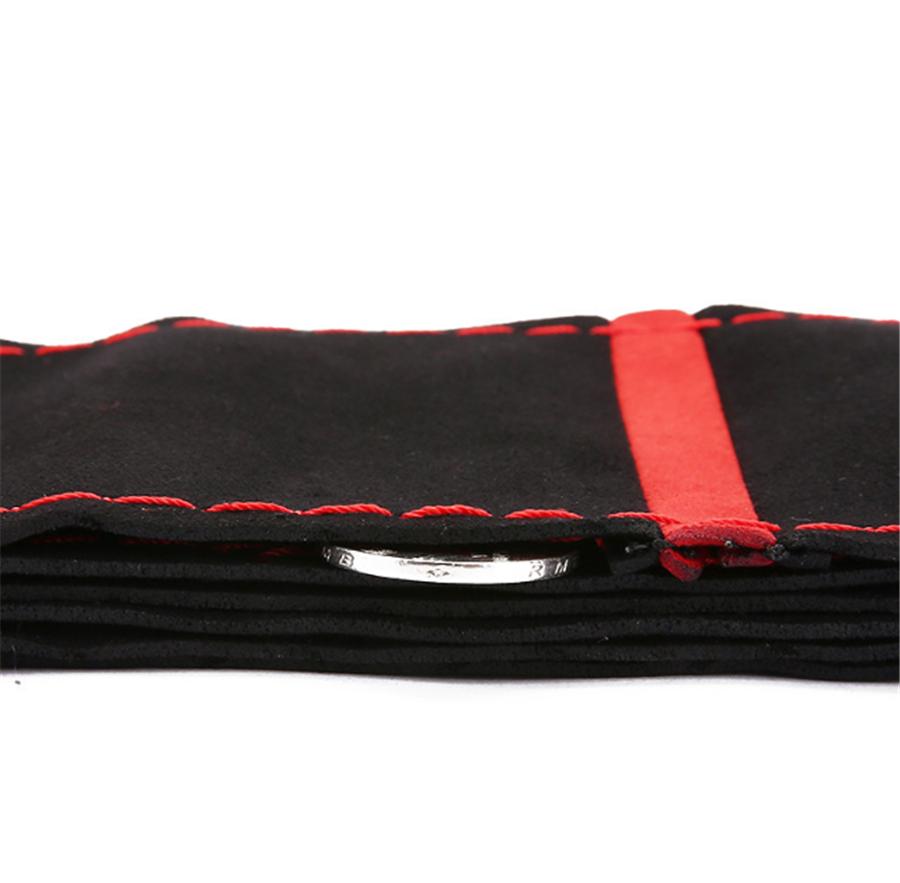 Car Suede Steering Wheel Cover Protector Anti-Slip For 37-38cm Outside Diameter