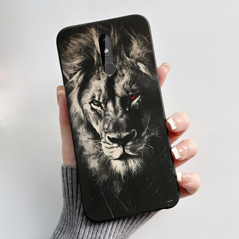Матовый мягкий чехол из ТПУ для Nokia 3.2 4.2 3.1 Nokia3 Чехол для телефона Роскошный Милый Любовь Кролик Забавный Черный Силиконовый Ультратонкая Задняя крышка