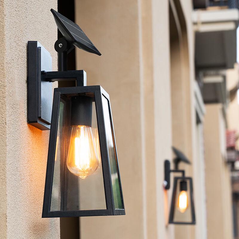 Modern Outdoor Hexagonal Wall Sconce