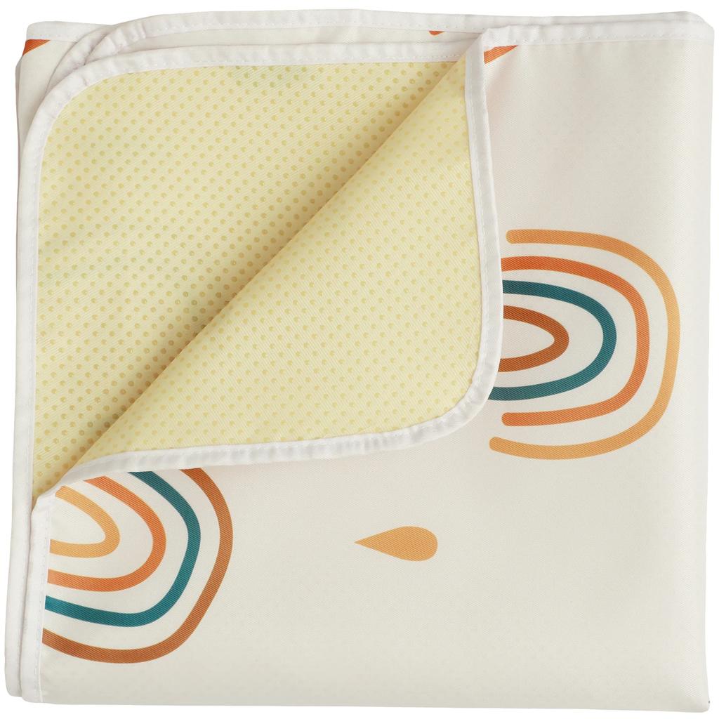 Противоскользящий защитный коврик для пола для детей, под стульчик, водонепроницаемый, моющийся, многофункциональный, милый мультяшный игровой коврик для младенцев