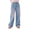 European & American Washed High Waist Wide Leg Jeans
