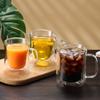 80/220/300/400ML Double Wall Glass Cup Creative Transparent Anti-scald Heat Insulation Water Cup Milk Lemon Juice Coffee Cups