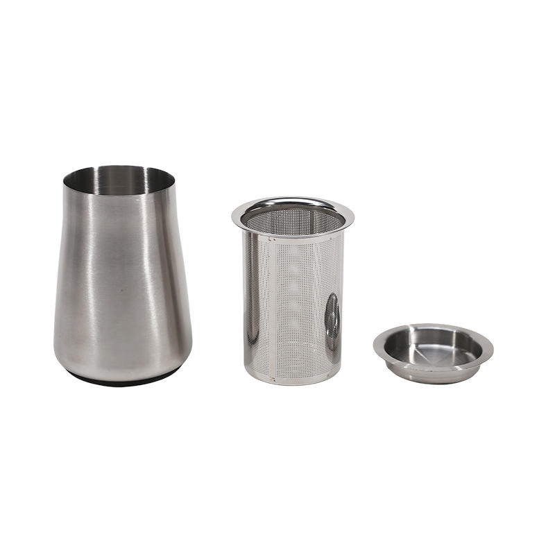 Кухонное сито из нержавеющей стали для ручного заваривания кофе, многоразовый кофейный фильтр, чашка для приема порошка