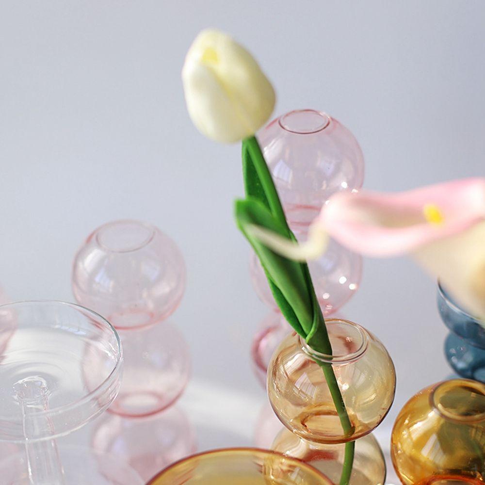 Room Flower Pot Flower Decoration Glass Bottle Home Decoration Flower Vase Table Decor Glass Vase
