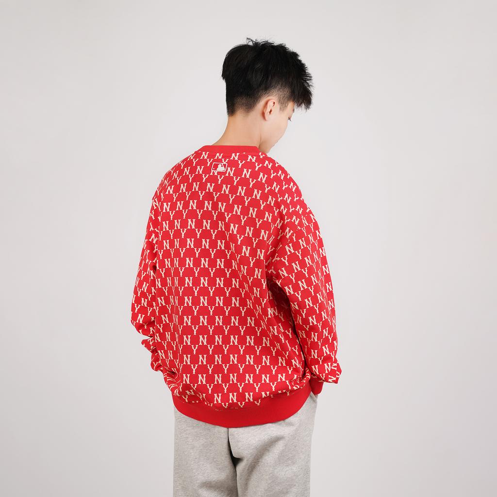 MLB New York Yankees American Vintage Floral Crewneck Long Sleeve Sweatshirt Unisex sweatshirt Red 31MTM2041-50R