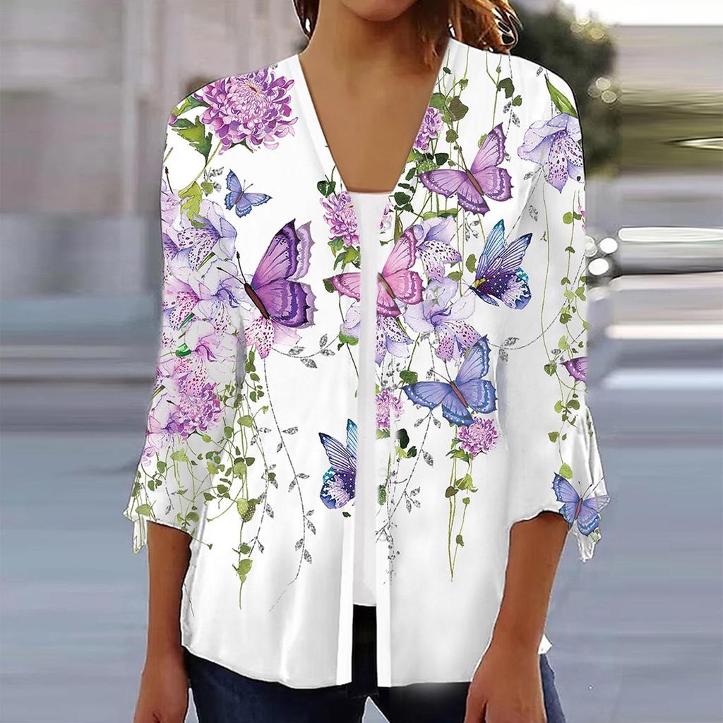 Женский летний кардиган-шаль с защитой от солнца: Универсальный, Тонкий, Короткий стиль, Доступны большие размеры.