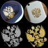 Новый герб России, никель-металлическая наклейка на автомобиль, окно, ноутбук, телефон, наклейка, эмблема Российской Федерации с орлом, 3D Стайлинг автомобиля