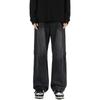 2024 Men's Loose Straight Wide-Leg Jeans for Spring, Summer, and Autumn - High Street Style