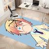 Tenma Tsukasa Printed Absorbent Washable Carpet, Non-Slip Bathroom Mats, Kitchen Rugs, Yoga Mat,Living Room Entrance, Camping Picnic Rugs