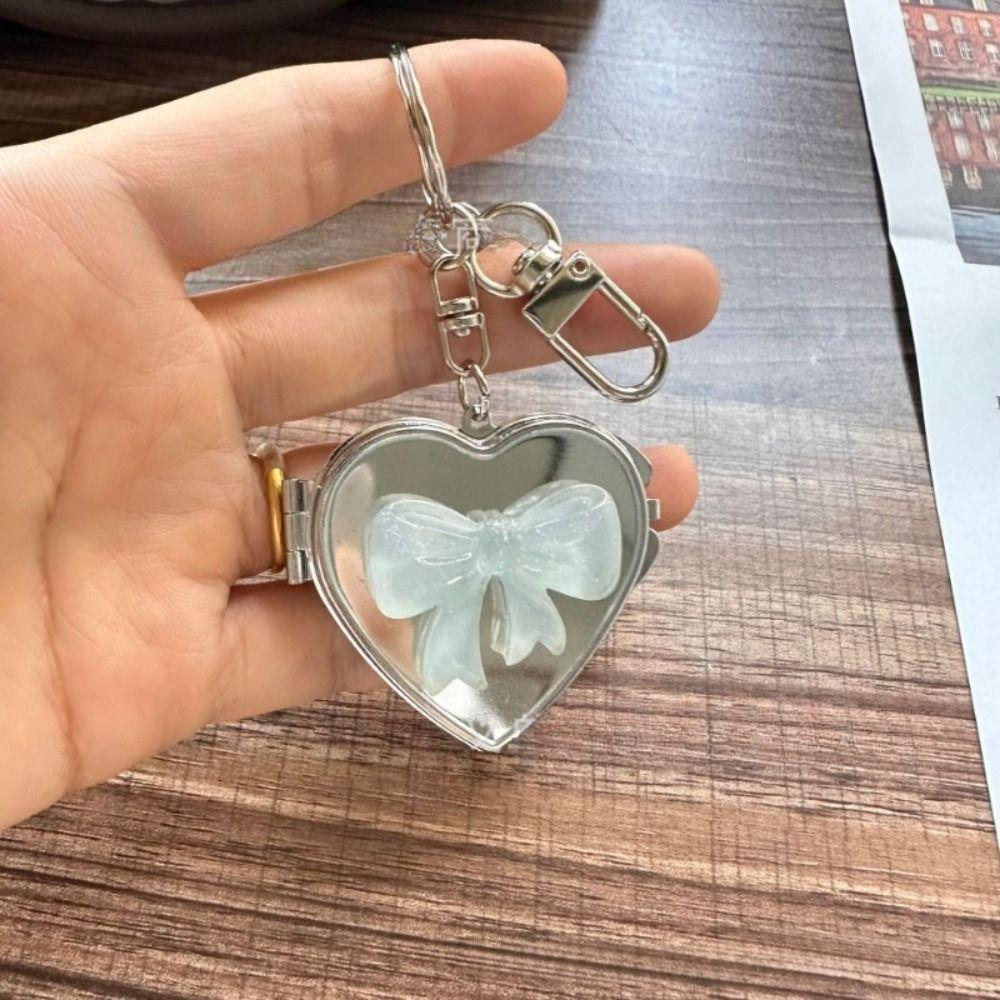 Двустороннее зеркало Сумка Подвеска Брелок Корейское косметическое зеркало Брелок Женщины