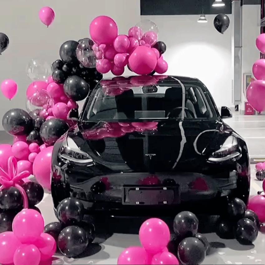 Car Showroom Balloon Chain Decoration for New Car Delivery Ceremony