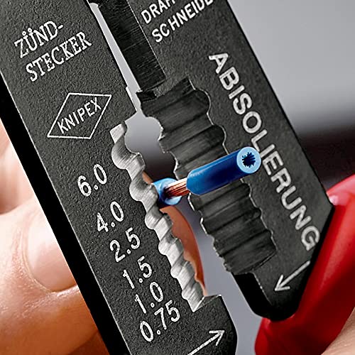 [KNIPEX] Crimping Pliers for Insulated and Open Barrel Terminals 240mm 9722-240