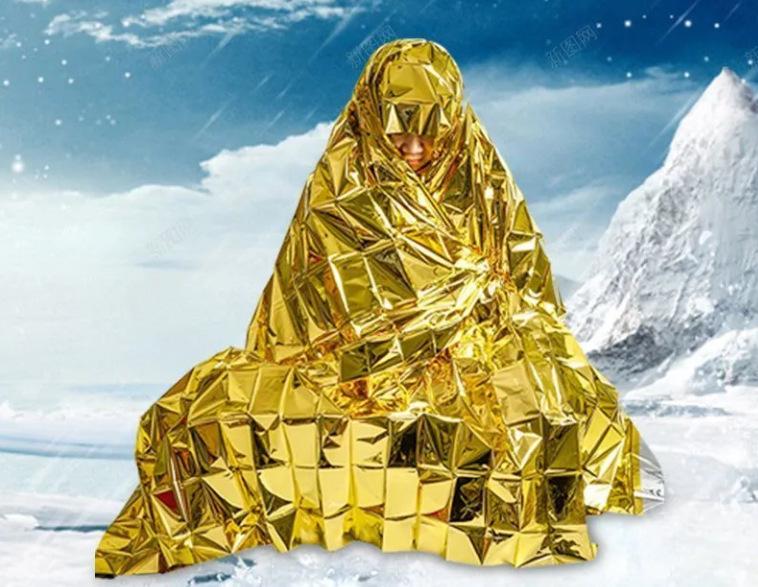 Outdoor Emergency Thermal Blanket - Portable Survival Cold Protection Tent