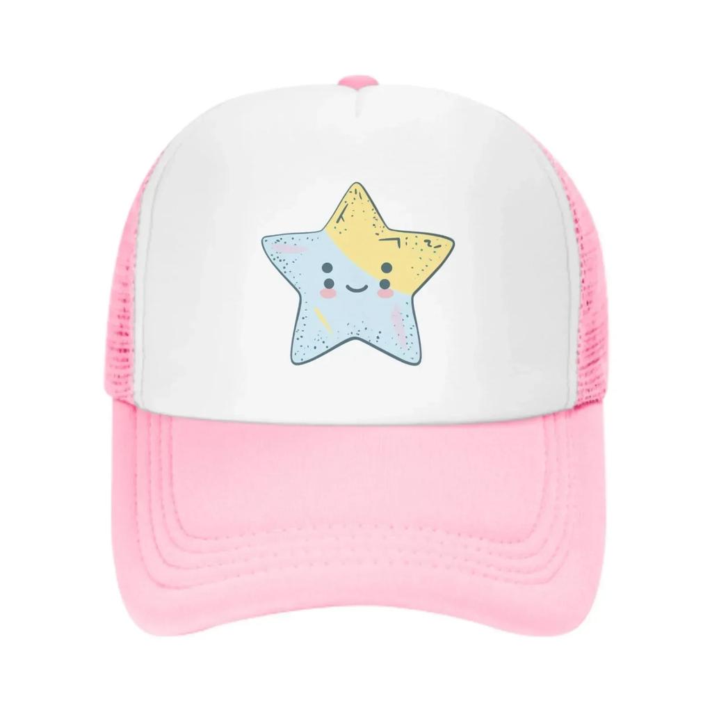 Four Eyed Stars Spring Summer Leisure Sports Daily Sun Hat Fishing Outdoor Unisexs and Womens Truck Caps Fashion Casquette