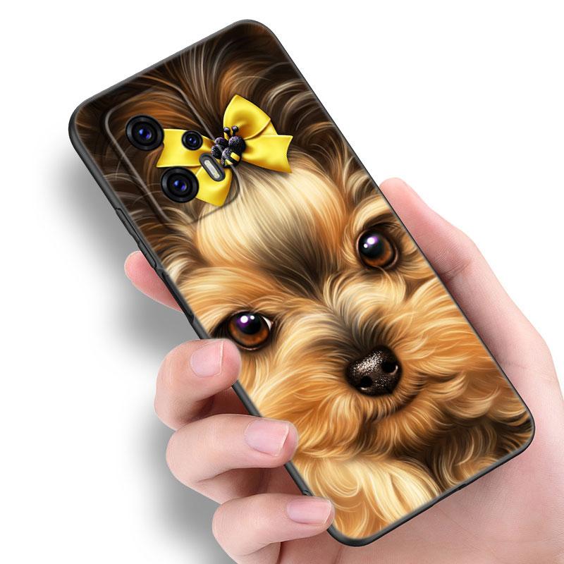 Мини-чехол для телефона с изображением йоркширского терьера для Xiaomi POCO F2 F3 M2 M3 M4 X3 X4 Pro NFC F4 GT 5G F1 X2 C3 C31 C40 M5S TPU черный чехол