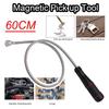 Powerful Flexible Magnetic Pickup Tool Foldable Magnet Grabber Metal Suction Bar  Automotive Repair