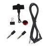 Универсальный набор звукоснимателей для струнных инструментов с звукоснимателем + аудиокабель 6,35 мм + 2 шт. адаптера 6,35 мм на 3,5 мм + металлическая клипса