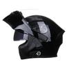 NEW Bluetooth Helmet Flip Up Visor Dual Lens Casco Moto Cool Motorcycle Helmet Full Face Casco Black Motorbike Helmets Modular