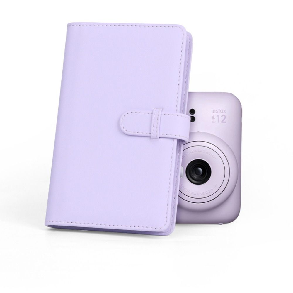 PU Leather Storage Photo Paper Photo Album Film Camera 108 Pockets 3 Inch