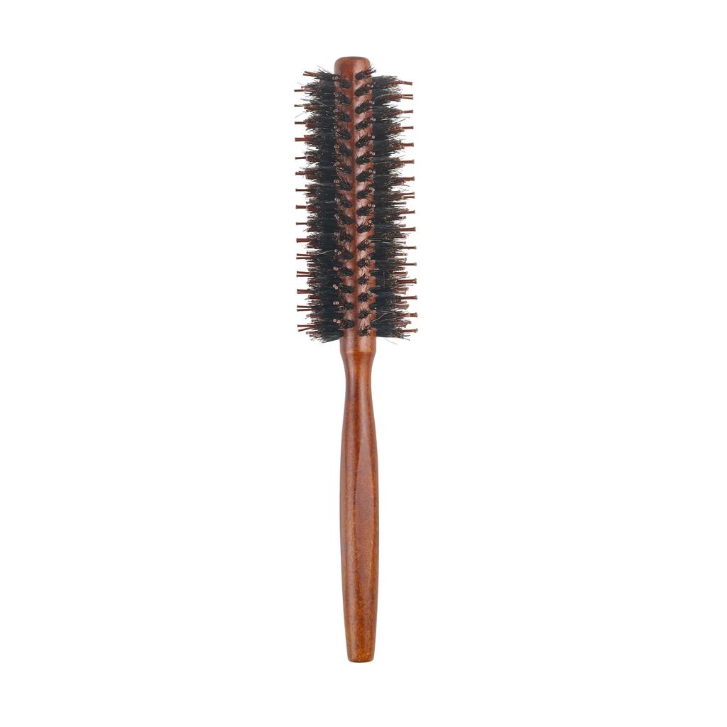10/12/14 Rows Straight Hair Comb Natural Boar Bristle Rolling Brush Round Barrel Blowing Curling DIY Hairdressing Styling Tools