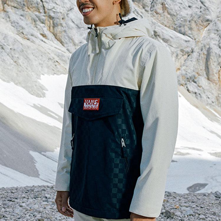 Vans X Napapijri клетчатая куртка с капюшоном мужская куртка серо-зеленый VN0A5KLZZ3O