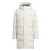 Linear Mid Length Down Jacket Solid Color Hooded Simple Down Coat Unisex Jackets KR0935