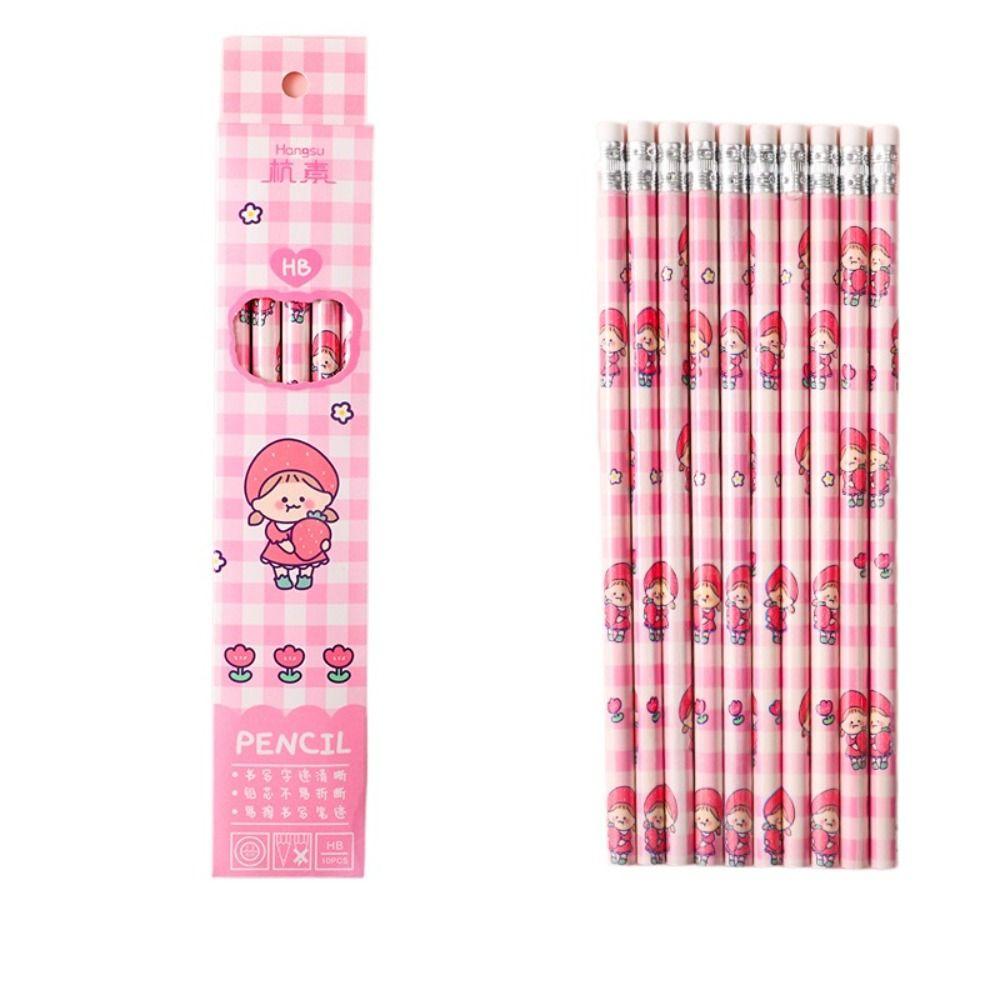 HB HB Деревянный карандаш с резиновым покрытием Карандаш для рисования Карандаш для рисования мультфильмов Карандаш для рисования