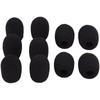 10pcs Windshied Protector Headset Foam Microphone Cover Replacement Mini Sponge