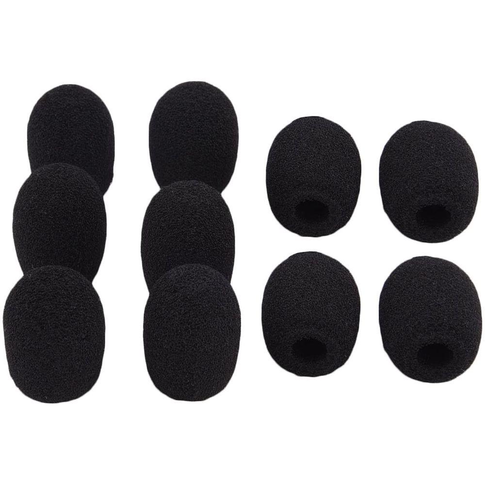 10pcs Windshied Protector Headset Foam Microphone Cover Replacement Mini Sponge