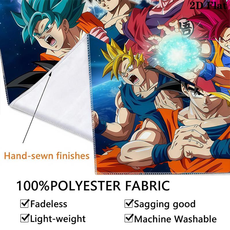 Dragon Ball Wall Tapestry Aesthetic Wall Hanging Printed Fabric Blanket Decorative Tapestries For Bedroom Living Room Home Decor