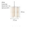 Modern Minimalist Restaurant Pendant Light Fabric Lampshade Suspended Lamp Cylindrical Floor Lamp Dining Table Room Decoration