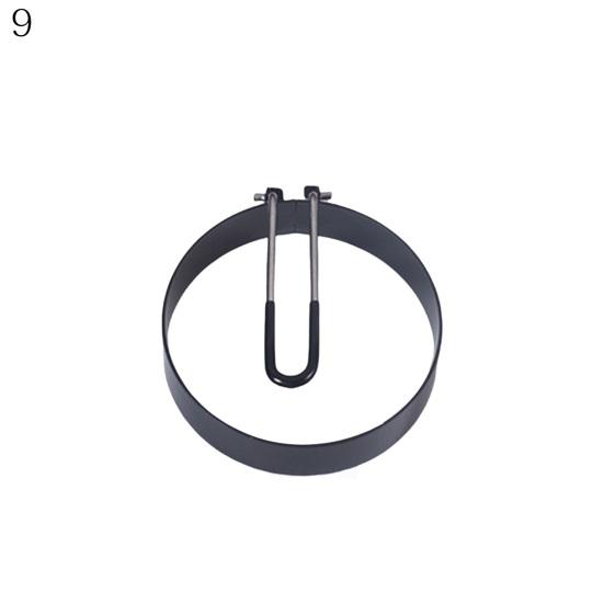 Egg Rings with Silicone Handle Stainless Steel Omelette Round Mold Premium Ring for Frying Eggs Burgers Pancakes Breakfast Cooking Shaper