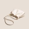 Niche Portable Women's Bag, Fashionable and Versatile Single-shoulder Bag, Casual Leather Crossbody Cloud Bag