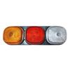 Rear Lamp Cluster Light Lens for Industrial, Agricultural, Tipper, Earthmovers, JCB 70050044 70050129 (Red)