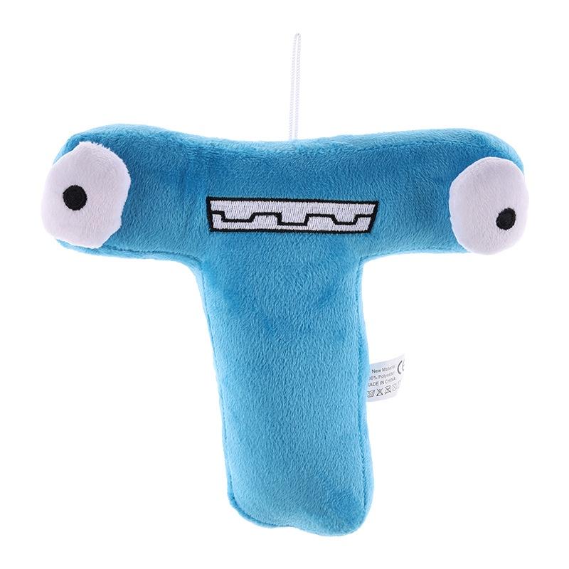 Плюшевая игрушка-подушка в виде русской буквы из Alphabet Lore для детей, мягкая и приятная на ощупь кукла-мягкая игрушка