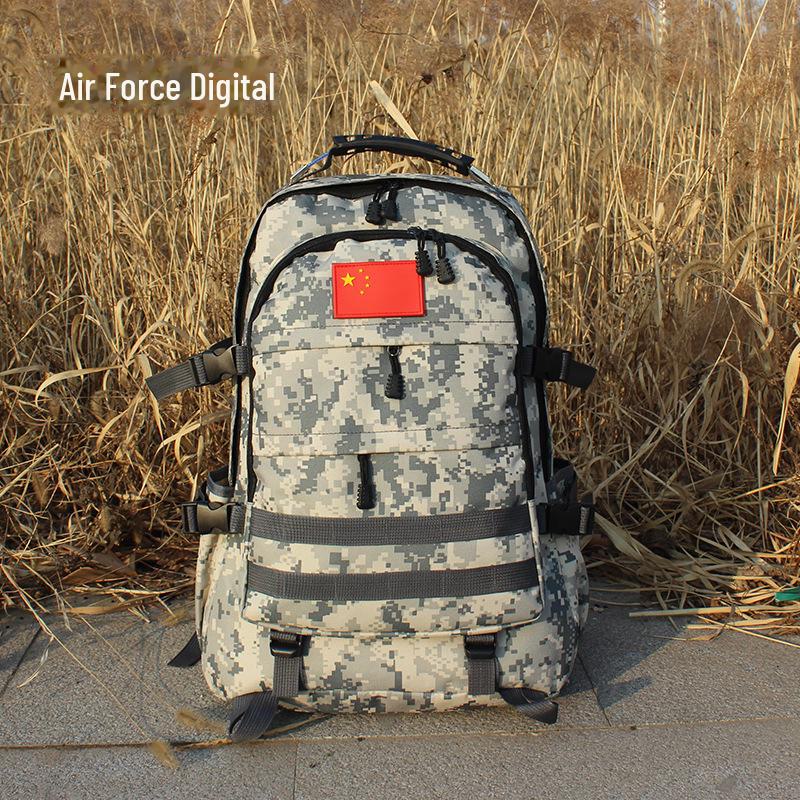 Камуфляжный рюкзак: Уличный стиль милитари для путешествий, летнего лагеря и групповых мероприятий