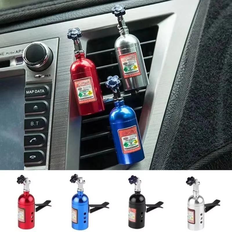 Car Air Freshener Fragrance Ntrogen Bottle Diffuser Auto Tuning Part Ornaments Flavoring For Car Smell Perfume Scent Accessories