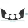 Real Soft Carbon Fiber Sticker For Toyota RAV4 2006 2007 2008 2009 2010 2011 2012 LHD RHD Car Central Control AC Frame Trim.