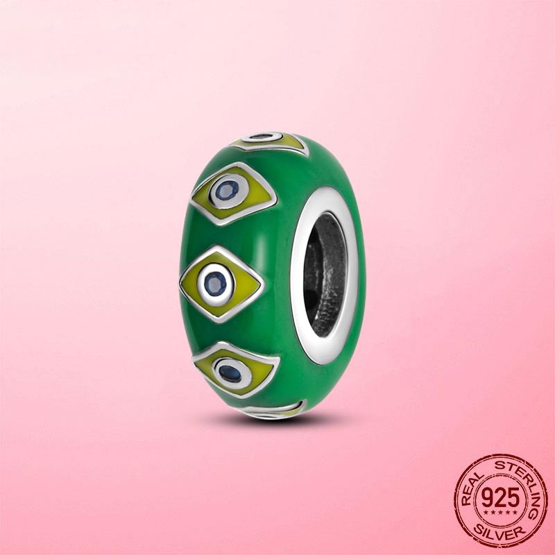 Силиконовые разделительные бусины 925 пробы серебряные и золотые силиконовые разделительные фиксаторы подвески подходят для оригинального браслета DIY ювелирные изделия